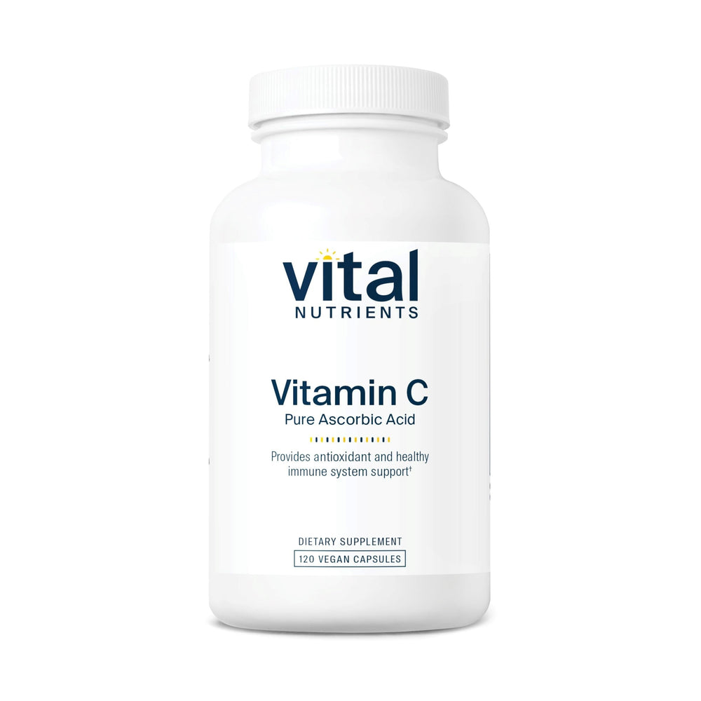 Vital Nutrients Vitamin C 1000mg bottle front for daily immune support.