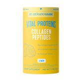 Vital Proteins collagen peptides lemon bottle highlighting hair and skin health