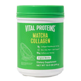 Vital Proteins Matcha Collagen Peptides tub for a vibrant daily energy blend