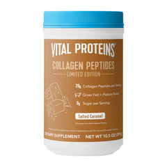 Vital Proteins Salted Caramel Collagen Peptides bottle for daily beauty and joint support
