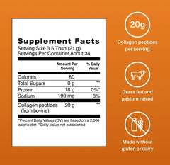 Vital Proteins Salted Caramel scoop ready to measure for easy daily serving.