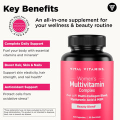 Vital Vitamins MSM joint-support capsules for mobility and comfort