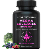 Vital Vitamins Vegan Collagen Booster bottle pour for easy daily skin support