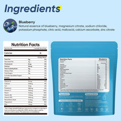 VitalHarvest 36 Sticks powder dissolving in water for quick hydration
