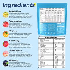 VitalHarvest electrolyte packets in a variety of flavors for convenient hydration.