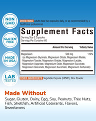 Vitalibre magnesium complex capsules close-up highlighting bioavailable forms.