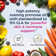 Vitalitown Evening Primrose Oil label front showing product branding.