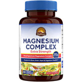 Vitalitown Magnesium Complex bottle capsules supports daily energy and metabolism.