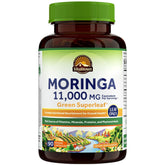 Vitalitown Moringa capsules bottle with 90-count packaging for daily energy.