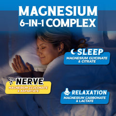 Vitalibre Magnesium Complex label close-up showing non-GMO and gluten-free notes.