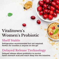 Vitalitown digestive enzymes visual showing better digestion and easier daily comfort.