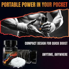 VitalXpark ammonia inhalant, strong scent, supports quick mental sharpening before reps