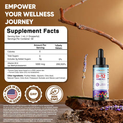 Vitamatic berry liquid drops ready for easy sublingual dosing