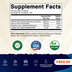 Vitamatic Copper Bisglycinate tablets closeup showing highly bioavailable copper for absorption.