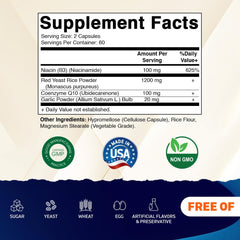 Vitamatic CoQ10 100mg added capsules visible for steady daily vitality