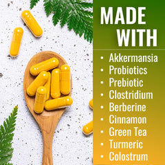 Vitamatic GLP-1 Support dosage capsules image illustrating easy daily intake