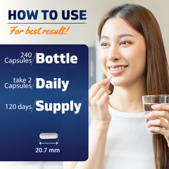 Vitamatic Glucosamine Sulfate capsules neatly stacked for easy dosing