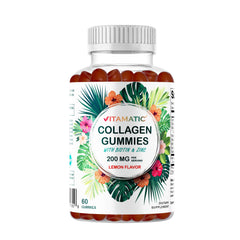 Vitamatic Hydrolyzed Collagen Gummies bottle ready for daily use.