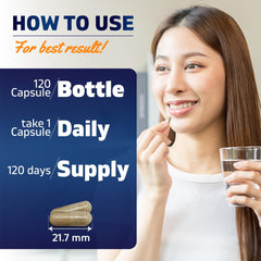 Vitamatic L-Threonine label close-up highlighting non-GMO, gluten-free formula.