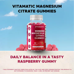 Vitamatic Magnesium Gummies 60-count two-pack display
