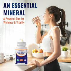 Vitamatic Magnesium Lactate ingredients gluten free label emphasizes allergen friendly choice.