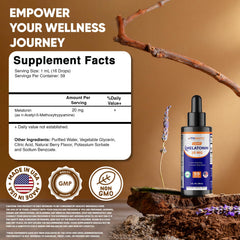 Vitamatic melatonin liquid drops dispense demonstrates easy, drop-by-drop dosing