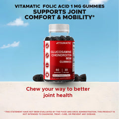 Vitamatic Non-GMO and gluten-free certification visible on the bottle.