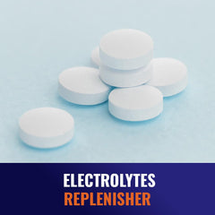 Vitamatic athlete during workout demonstrates electrolyte support during endurance activities.