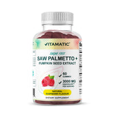 Vitamatic gummy with raspberry flavor for daily routine and taste appeal