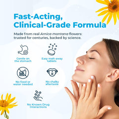 VitaMedica Arnica Montana 200C bottle pour shows easy dispensing.