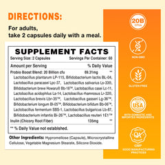 Vitamin World Probiotic 16 label close-up showing 16 strains