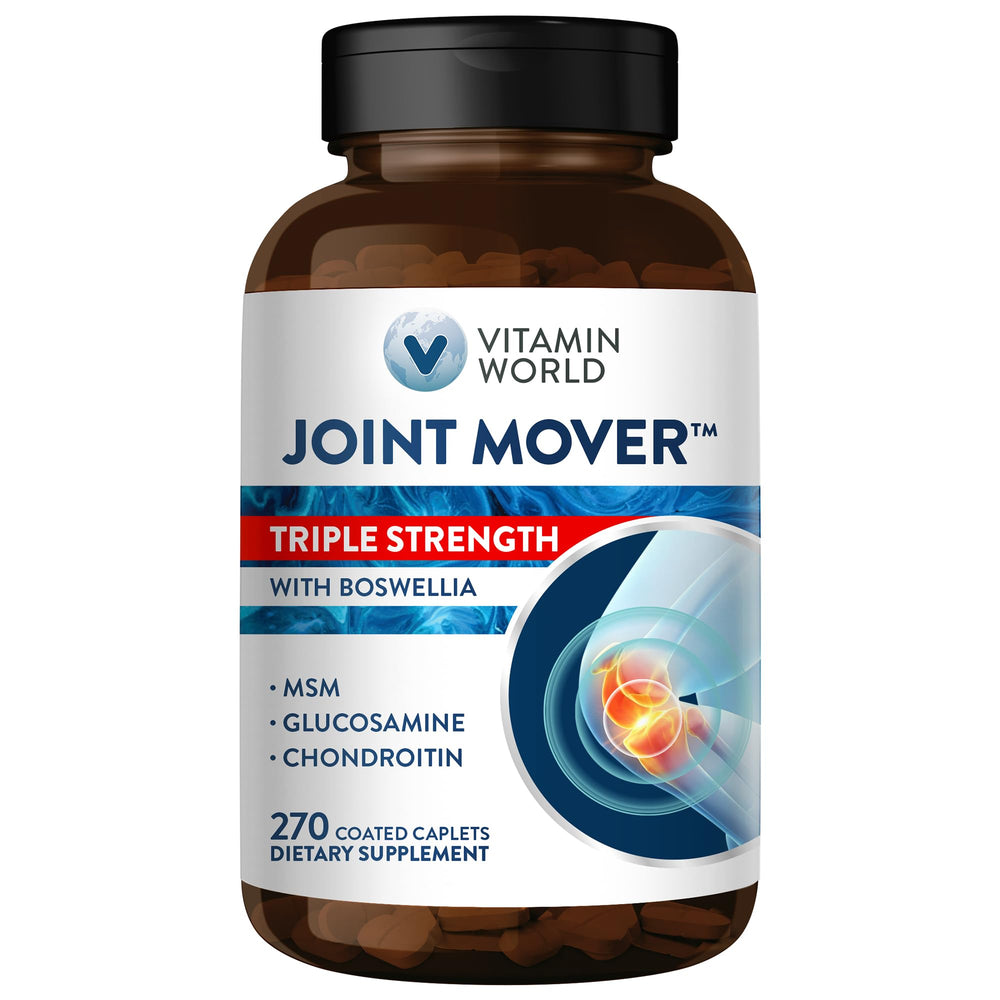 Vitamin World Joint Mover bottle-front shows product and daily support potential