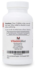 Close-up of VitaminMed stress-adrenal chewable tablets
