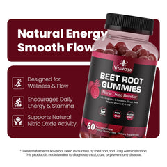 VITAMIZED Beet Root Gummies pour showing texture for easy consumption