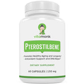 VitaMonk bottle front with 60 veggie-caps for antioxidant support