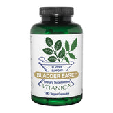 Vitanica Bladder Ease bottle with capsules, vegan formula supports bladder health.