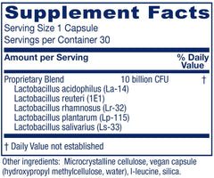 Vitanica FemEcology capsules closeup highlighting capsule texture and 10 billion CFU per capsule