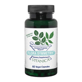 Vitanica Flora Symmetry bottle front, a shelf-stable probiotic for daily balance.