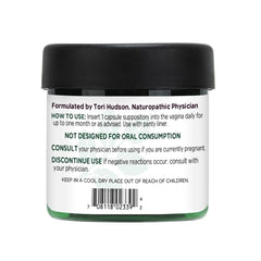 Vitanica V-Probiotics suppositories pack showing intravaginal delivery.