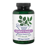 Vitanica Women's Phase II bottle for daily menopause support.