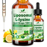 Vita PLynxera L-Lysine liquid drops bottle for daily immune and lip health support.