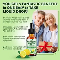 Glass with lemon flavored Vita PLynxera Drops