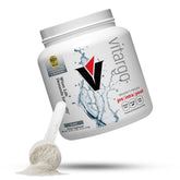 Vitargo bottle pour signals fast-digesting carbohydrate fueling workouts