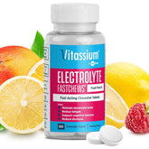 Vitassium FastChews fruit punch tablets provide a tasty electrolyte boost for high-sodium diets on the go.