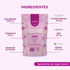 Vitatú measuring scoop for precise daily dose of inositols.
