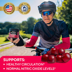 VitaUp beet root gummies mixed berry flavor closeup highlighting tasty profile.