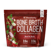 Vitauthority bone broth collagen powder 16g serving ready to mix for joints support