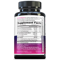 Vitauthority DIM ingredient detail on the label suggesting hormonal balance support.