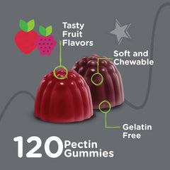 Viteey fiber gummies dispensing close-up highlights the convenient daily dose.