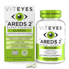 Viteyes Classic AREDS2 bottle front for daily eye support.